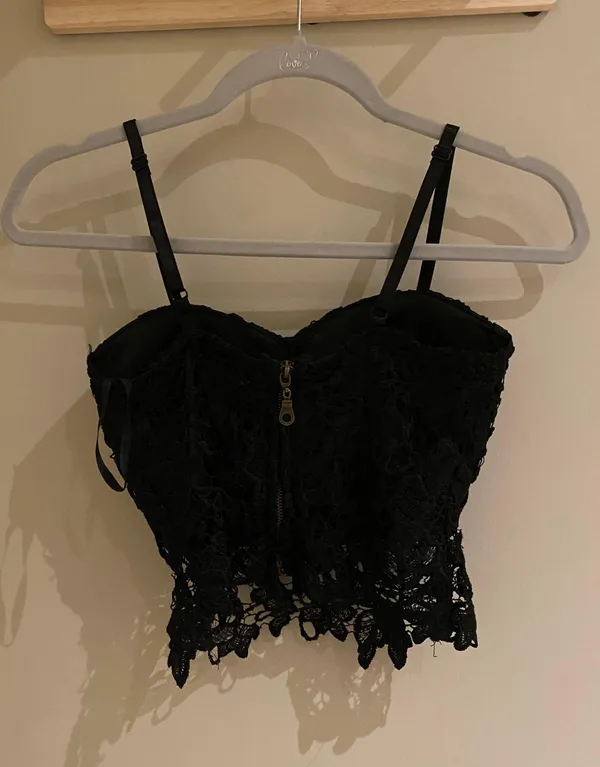 Cool Attitude Corset-style Lace Top - Image 2