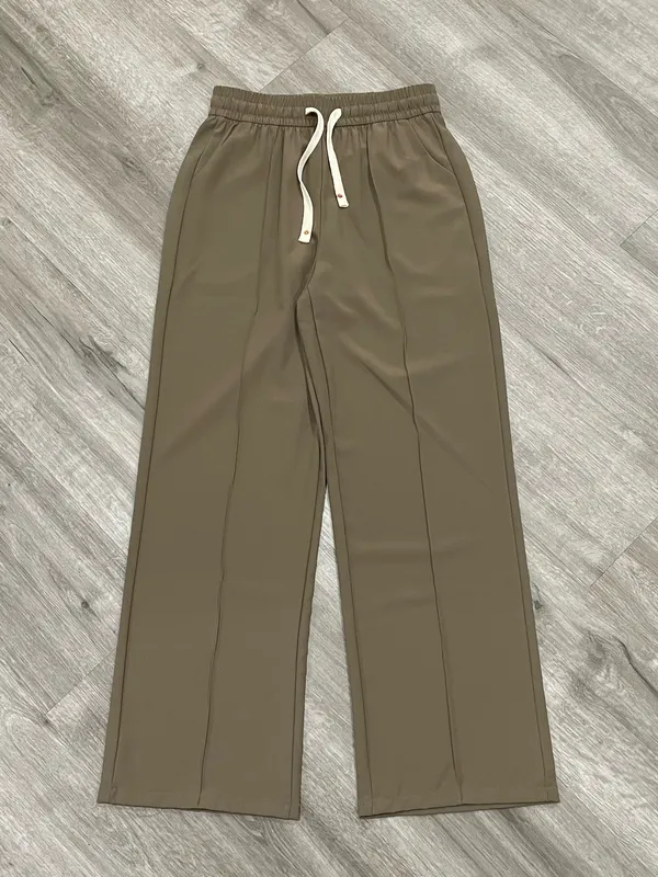 High rise trousers pants Brown Size M - Image 2