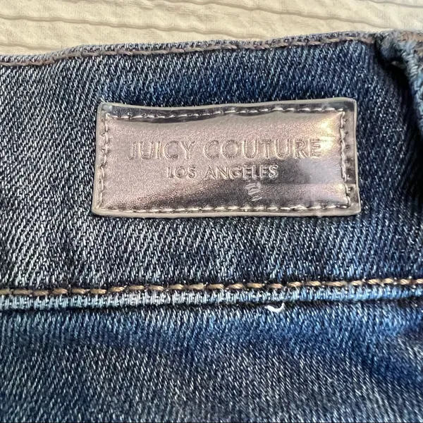 Juicy Couture jeans mid-rise frayed hem size 2 - Image 11