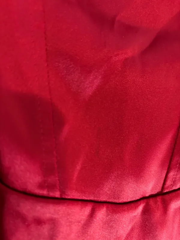 Satin Ruched Mini Dress - Image 4