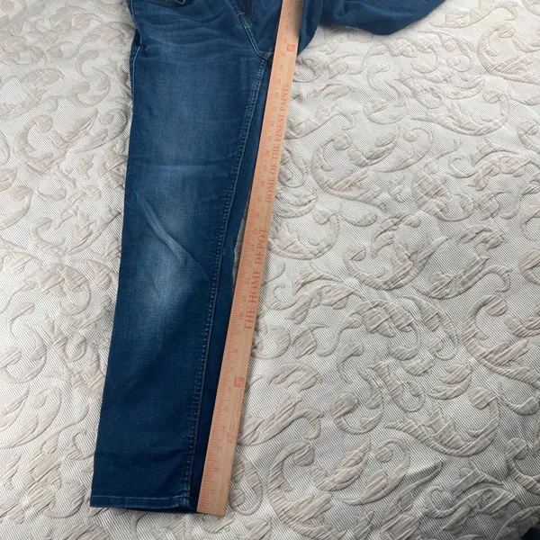 7‎ For All Mankind Roxanne Ankle Jeans Dark Wash Slim Mid Rise Size 26 AU8204005 - Image 7