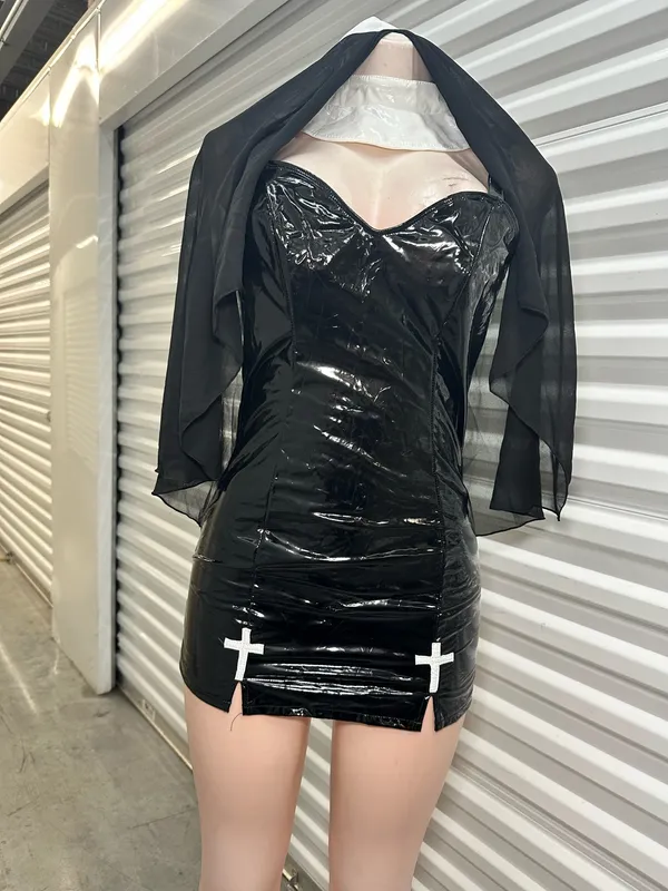 Sexy nun (different sizes Black Size undefined - Image 6