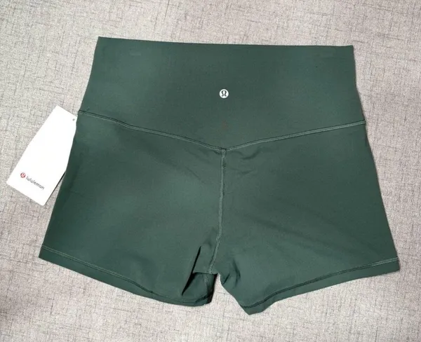 Lululemon Align Short High Rise Bike Shorts Dark Forest Green 12 NWT - Image 5