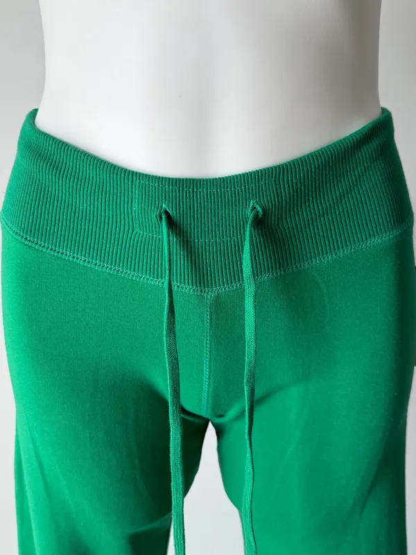 Vintage L.A. Kitty Green Flare Pants Size M - Image 2