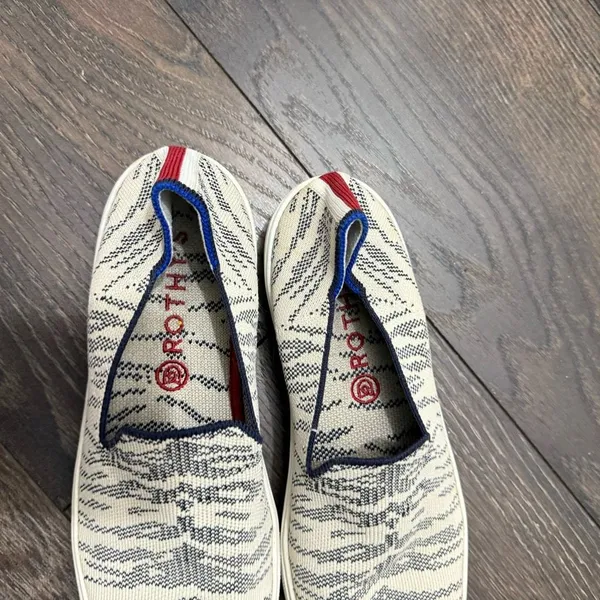 Rothy’s Women’s 8 Maritime Tiger Slip on Sneakers Shoes - Image 2