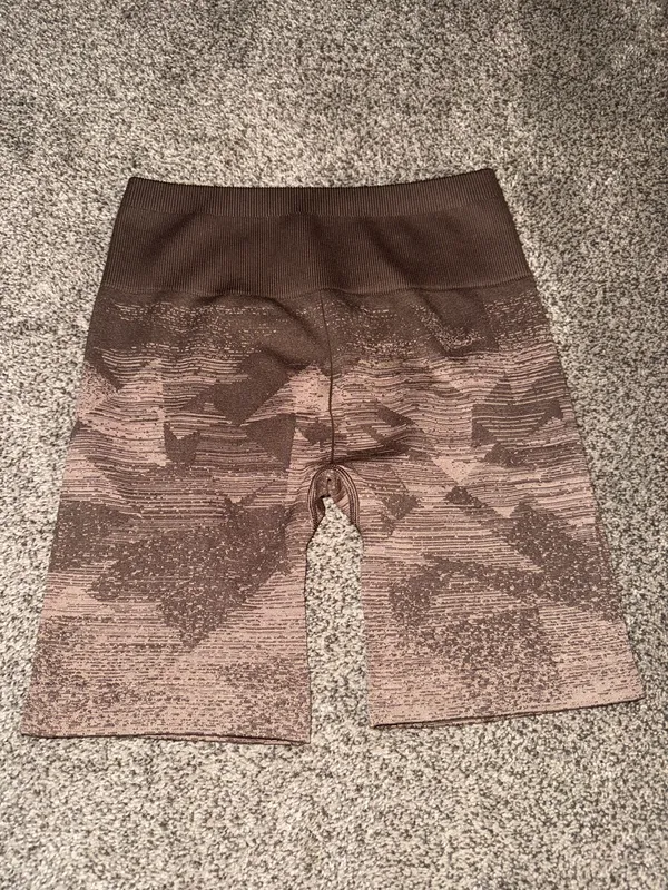 Gymshark Adapt Ombre Seamless Shorts in Penny Brown - Image 2