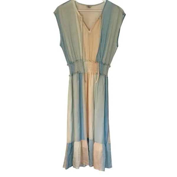 Rails Ashlyn sunset gradient smocked waist dress size small - Image 3