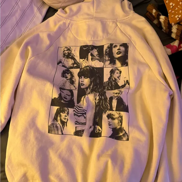 Taylor Swift Cream Hoodie - Image 2