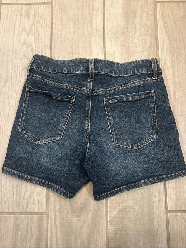 Celebrity Pink Dark Wash Denim Shorts - Image 5