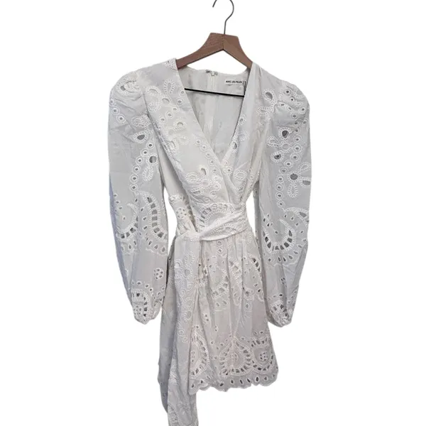 Avec Les Filles White Eyelet Jumpsuit size 10 New with tags - Image 5