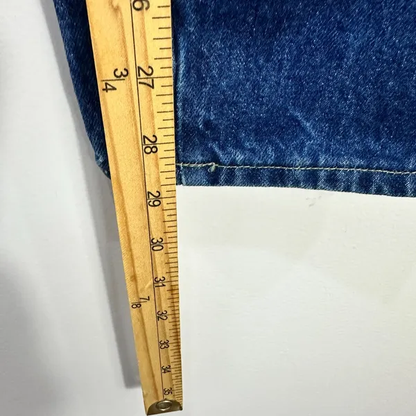 Wrangler Jeans 13 High Rise Vintage 90s Y2K Mom‎ Straight Tapered Rigid Denim - Image 7
