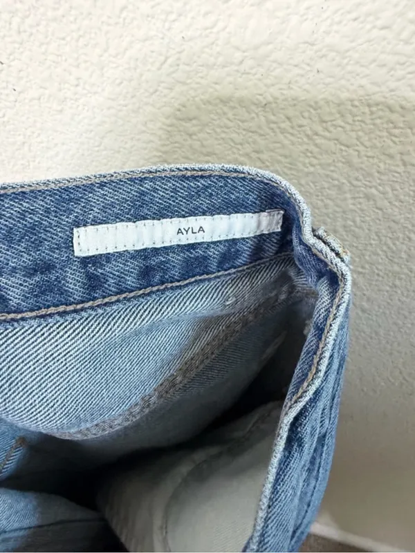 NEW Citizens of Humanity Ayla Baggy Jeans Solano Wash‎ Distressed Womens Size 24 - Image 10