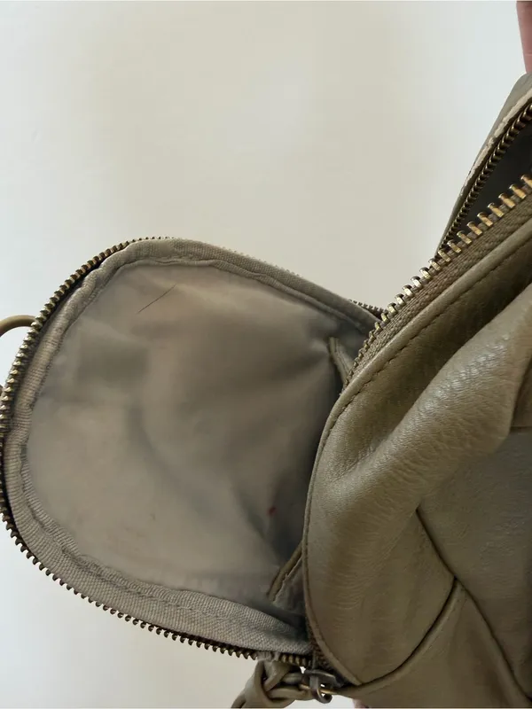 Anthropologie Olive Mini Crossbody with Patterned Woven Strap - Image 8