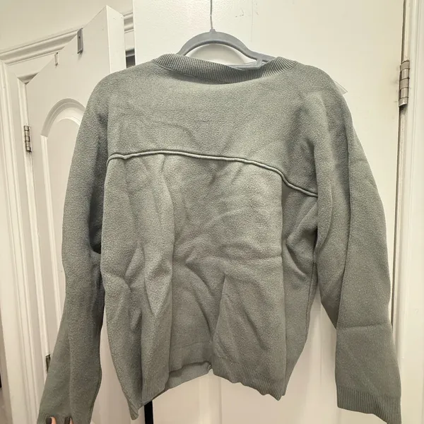 Zara olive green button down sweater - Image 3