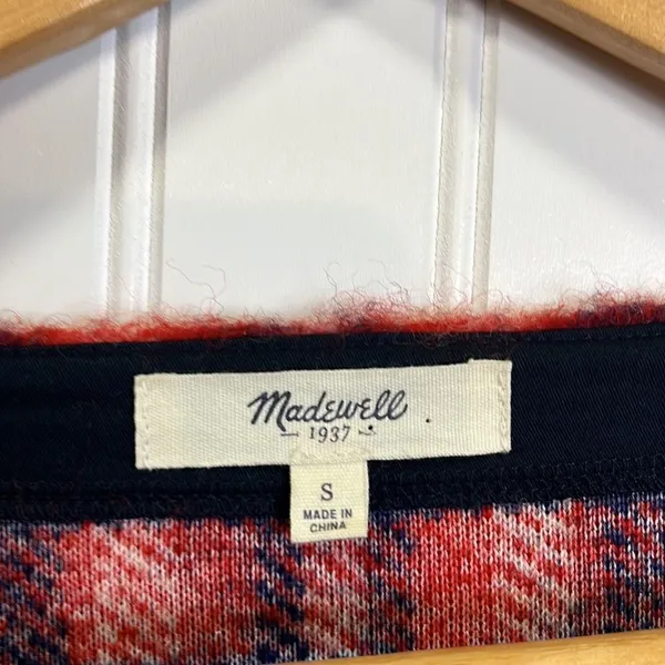 Madewell brushed plaid pullover top - Image 2