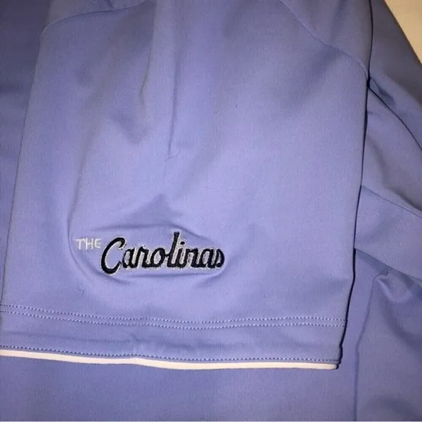 Peter Millar UPF50 Sun Protection Womens Carolinas Golf Shirt Size L Blue Purple - Image 4