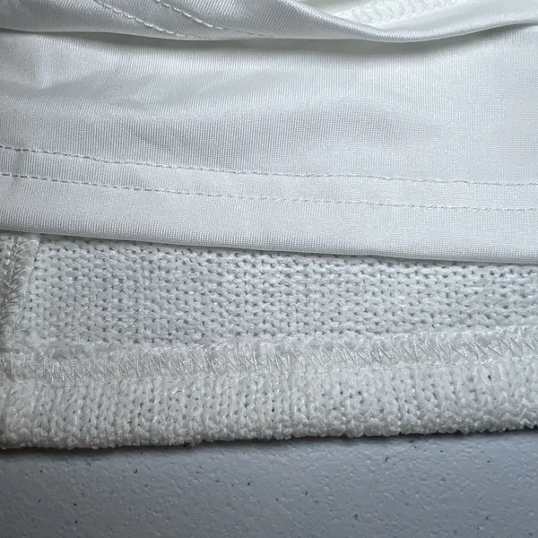Sabo Skirt Cutout Knit White‎ Mini Dress Size Large Sleeveless Party Cocktail - Image 5