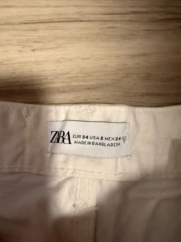 White ZARA Jeans - Image 2