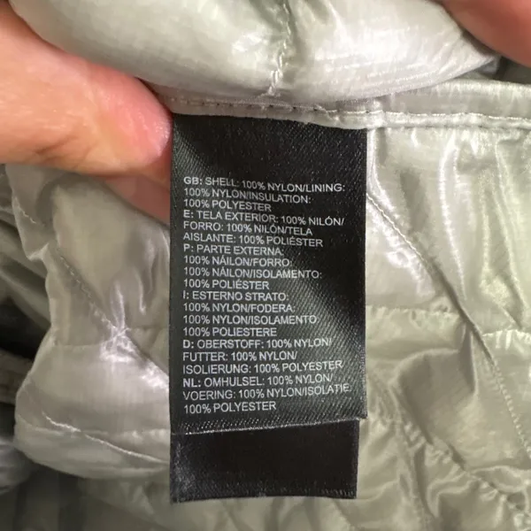 The North Face Womens ThermoBall Trekker Jacket Mid-Grey XS Full Zip Pakable - Image 5