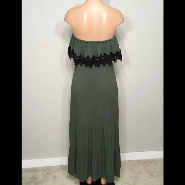 Romeo & Juliet couture olive green maxi dressNWOT - Image 8