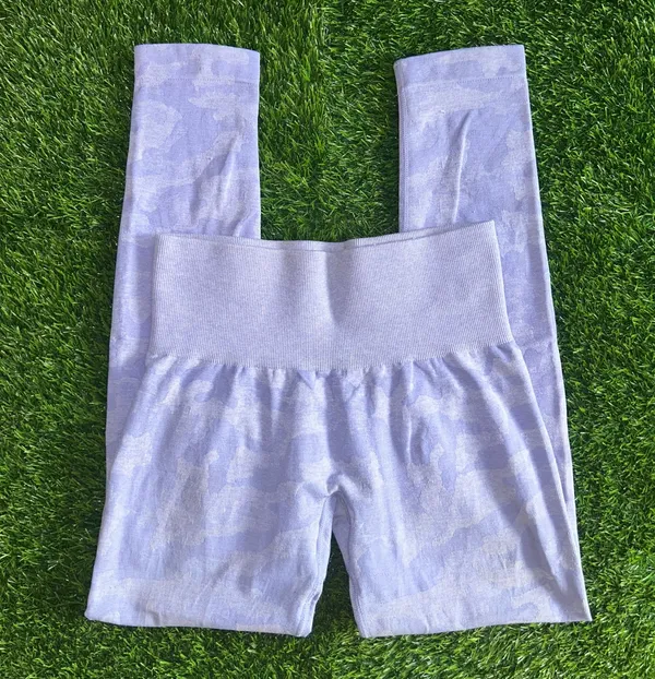 NVGTN Lilac Camo Seamless leggings - Image 2