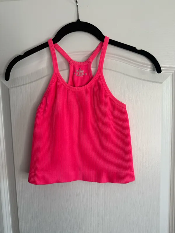 Pink Athletic Sports Top Small - Image 3