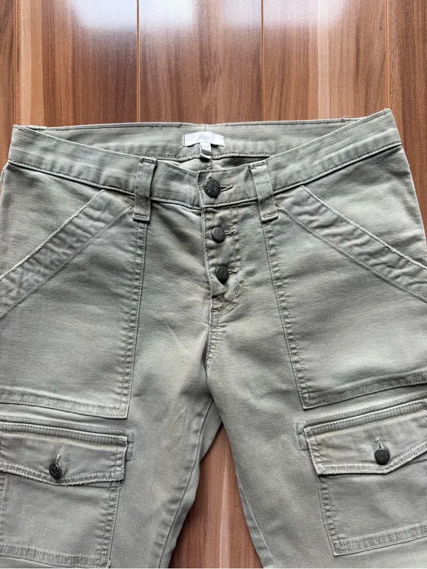 Joie Green Cargo Pants - size 27 - Image 3