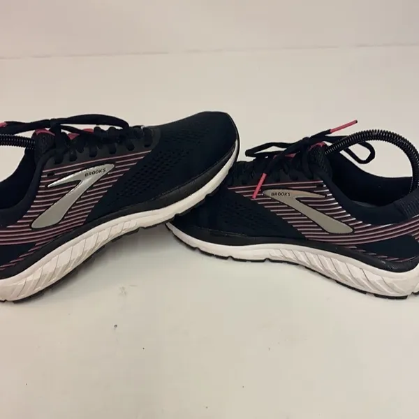 Brooks‎ Addiction 14 Women's Black/Hot Pink/Silver Size 8.5M B64 - Image 8