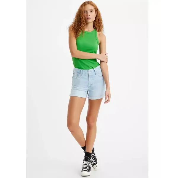 Levi’s 501 Cotton Denim Rolled Jean Shorts Light Wash Women 25 - Image 11