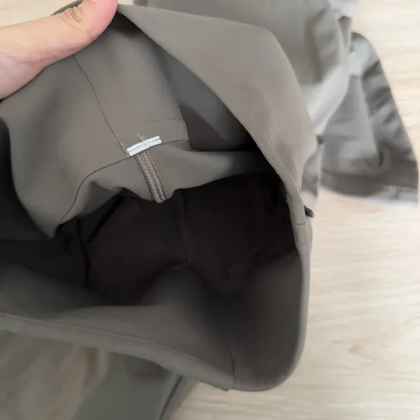 Lululemon 0 Smooth Fit Pull On Flare Nomad Minimal Outdoor Athletic Taupe - Image 7