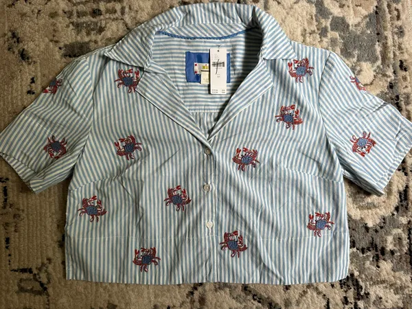 Maeve Button Down Blouse - Image 5