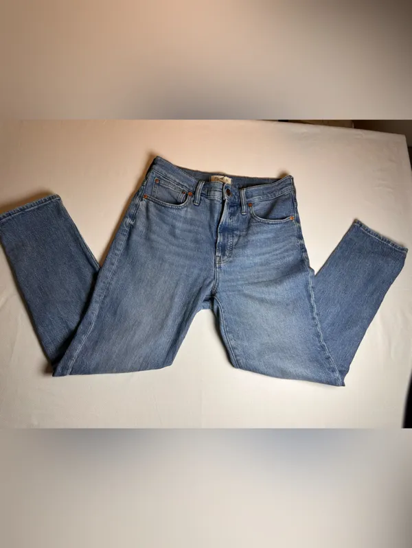 Madewell The Perfect Vintage Jean Womens 28 High Rise Slim Straight - Image 10