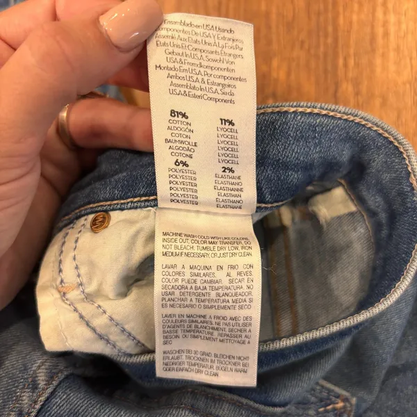 MOTHER Size 26 The Insider Crop Step Fray Jeans Hey Sun Wash Raw Hem High Rise - Image 10