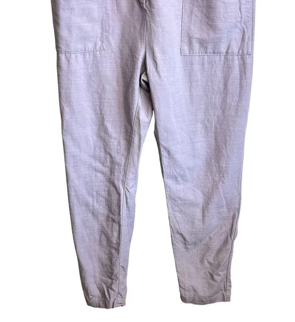 The Nines by Hatch Maternity Jumpsuit Button Front Lavender Size Small - Image 5
