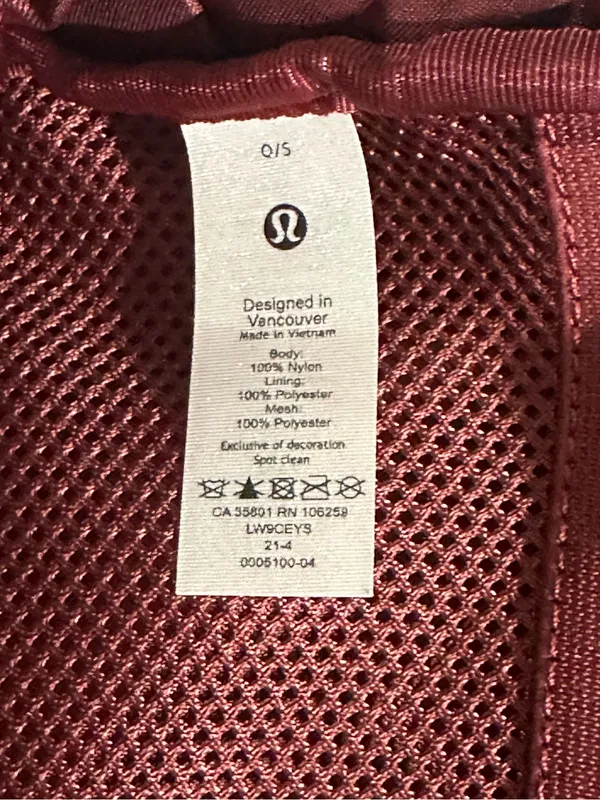 Lululemon Wear Everywhere Belt Bag 1L Burgundy maroon - Image 9