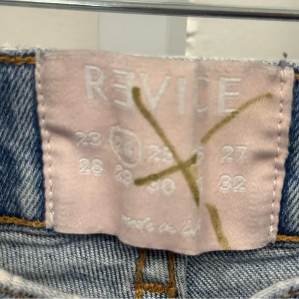 REVICE Farrah Angel Blue High Waist Slim Straight‎ Jeans W24 - Image 9