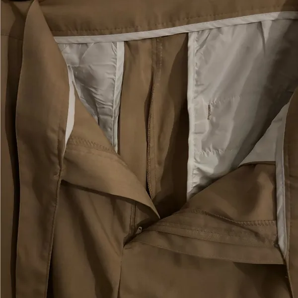 Timeless form tan‎ pants. Buckles on waist. - Image 9