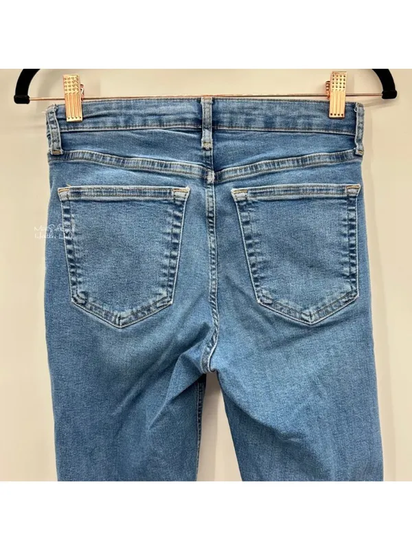 Topshop High-Waisted Skinny Jeans Size 25 - Image 3