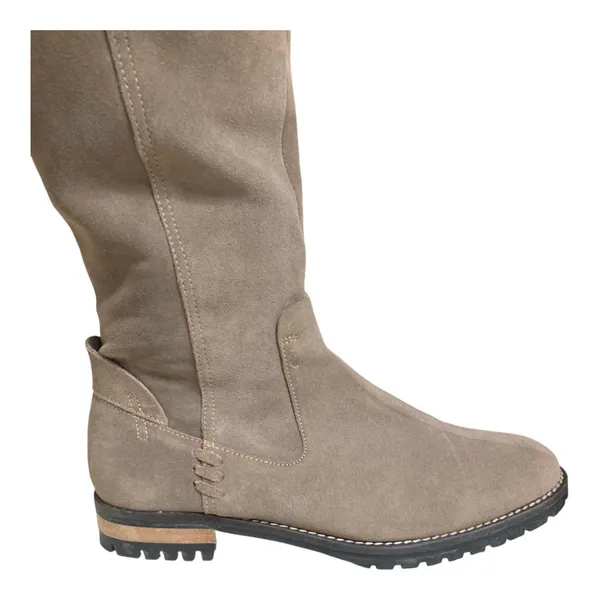 Fabianelli Premium Italian Suede Over-The-Knee Taupe Boots Women's Size 9/9.5 - Image 15