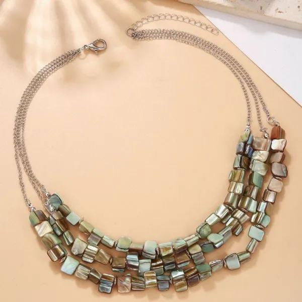 Bohemian Style Beaded 3-Layered Necklaces NWT - Image 3