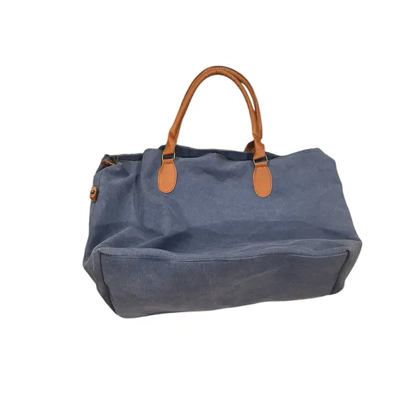 THE BEACH PEOPLE GOLD COAST Denim Blue Tote Weekender Duffel Bag - Image 7
