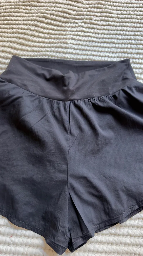 All in motion flowy cute athletic shorts in black - Image 2