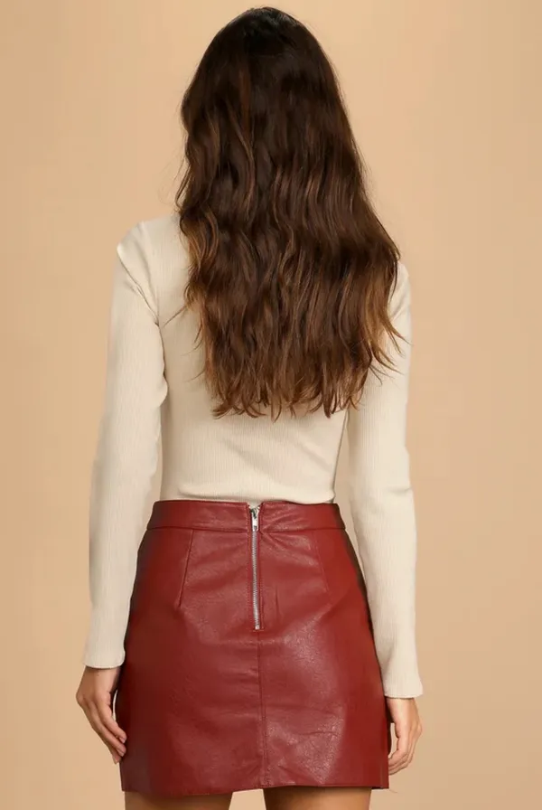 Lulus Leather Skirt - Image 3