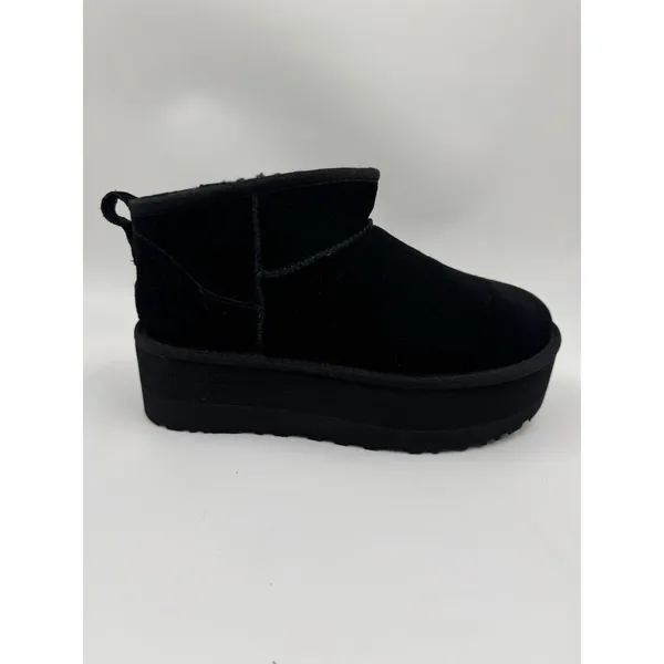UGG Classic Ultra Mini Platform Women's Ankle Boots - Color Black Size 8 New - Image 9