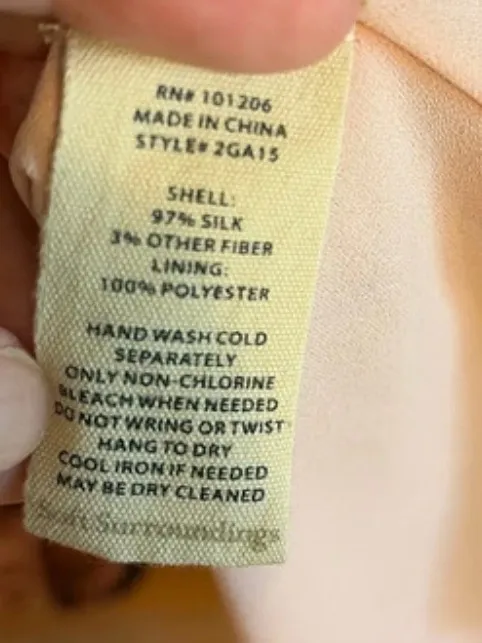 Soft Surroundings Rina Silk Floral Maxi Dress Women’s Size 14 - Image 5