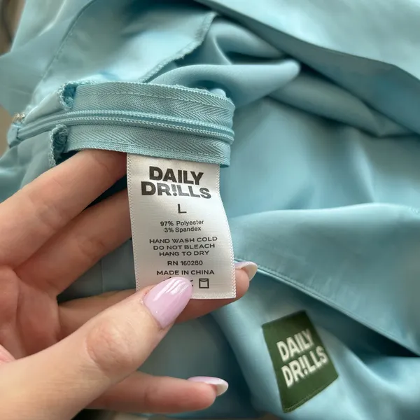 Daily Drills Silky Mini Skirt - Image 8