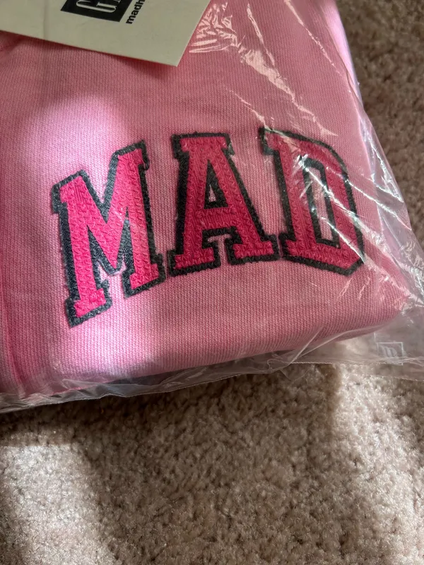 Madhappy x Gap full Zip Cropped Hoodie Medium - Image 3