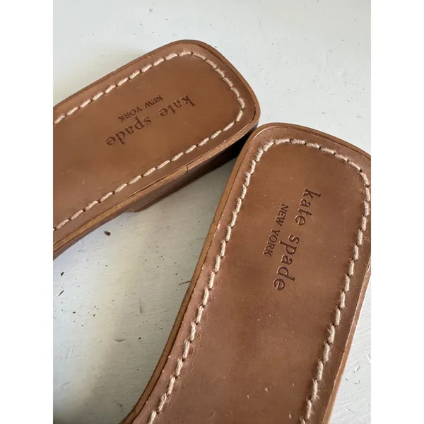 Kate Spade Alex flat‎ slide sandals size 9B - Image 5