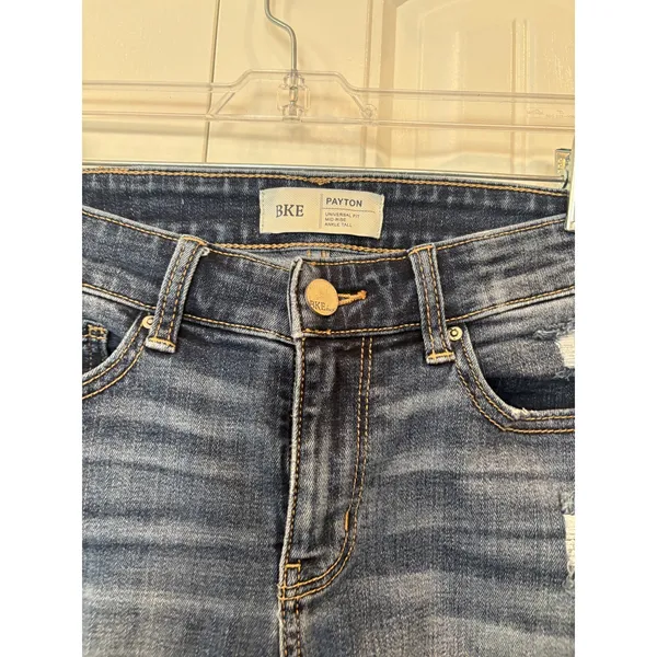 BKE‎ Payton Universal Fit Mid Rise Ankle Tall Jeans Size 24 - Image 5