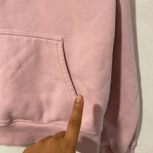 Aritzia Sweatfleece Perfect Hoodie XS Pink Oversized Pullover Cozy - Image 9